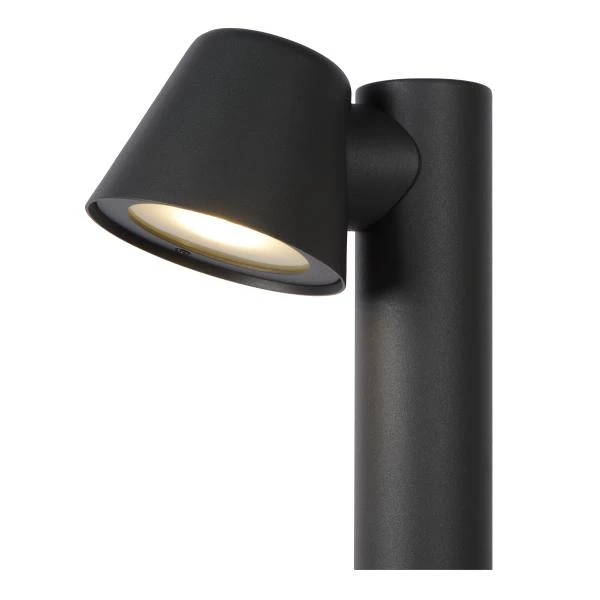 Lucide DINGO-LED - Bollard light - LED Dim. - GU10 - 1x5W 3000K - IP44 - Anthracite - detail 1